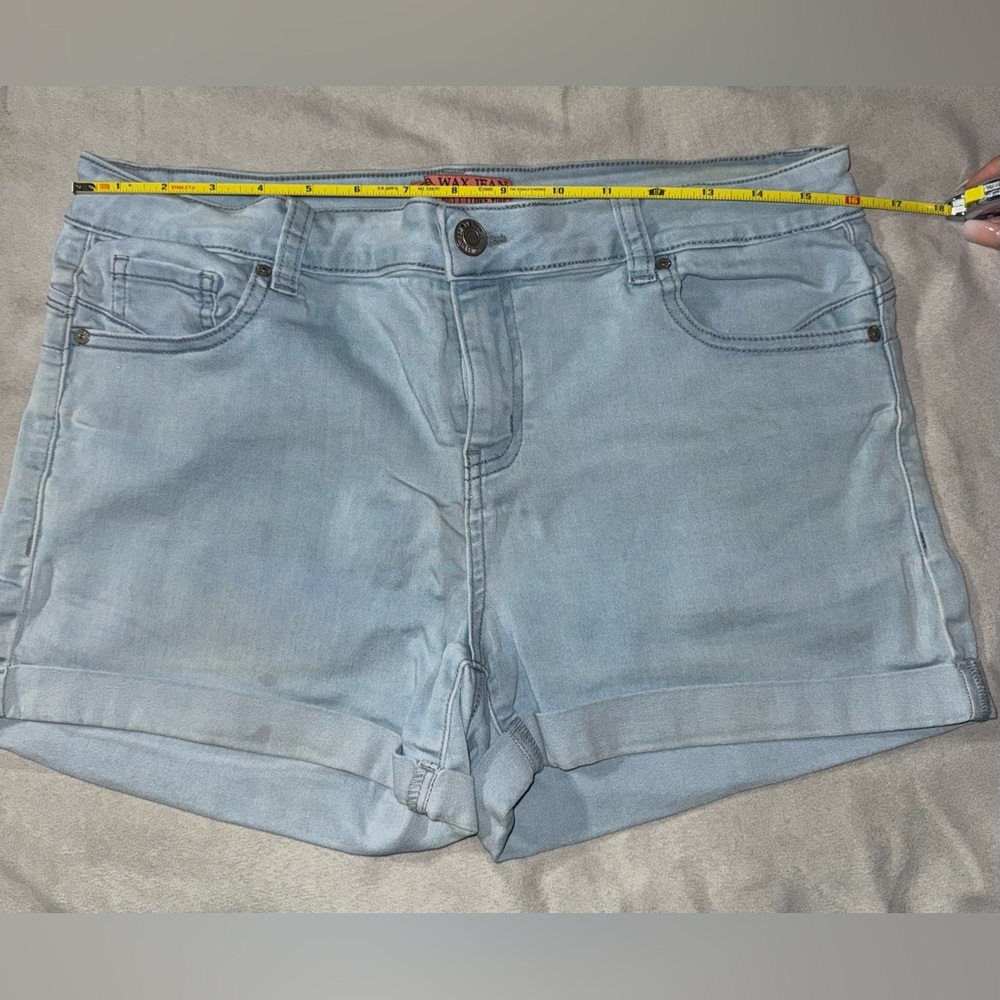 Wax Jean Light Blue Women's Jean Shorts